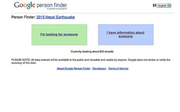 Google Person Finder