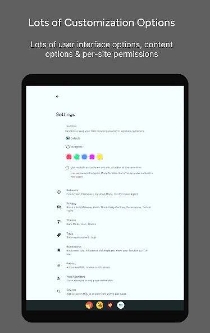 hermit lite apps customization options