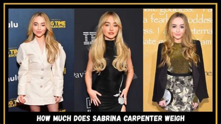 How Much Does Sabrina Carpenter Weigh? An InDepth Look At The Star's