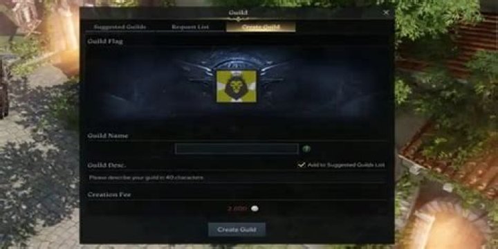 How to create a Guild in Lost Ark