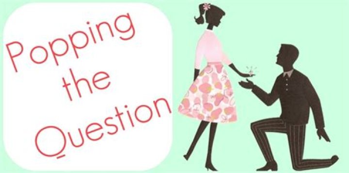 how to pop the question