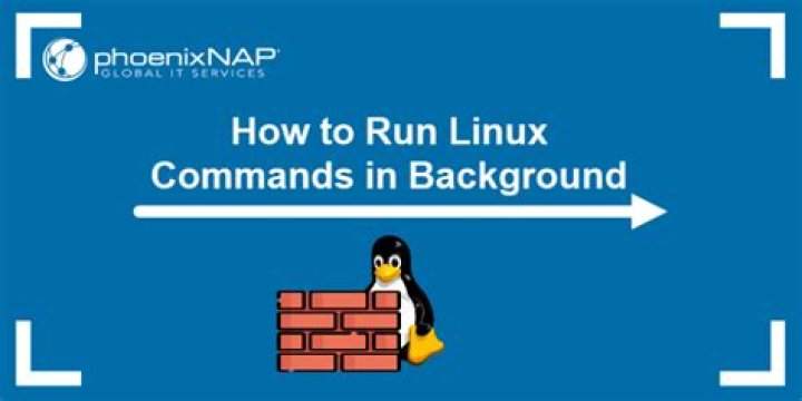 How to Run Linux Commands in the Background