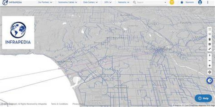 infrapedia cable map website