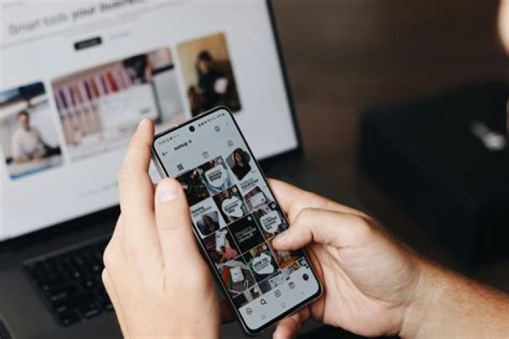 instagram feed on smartphone 