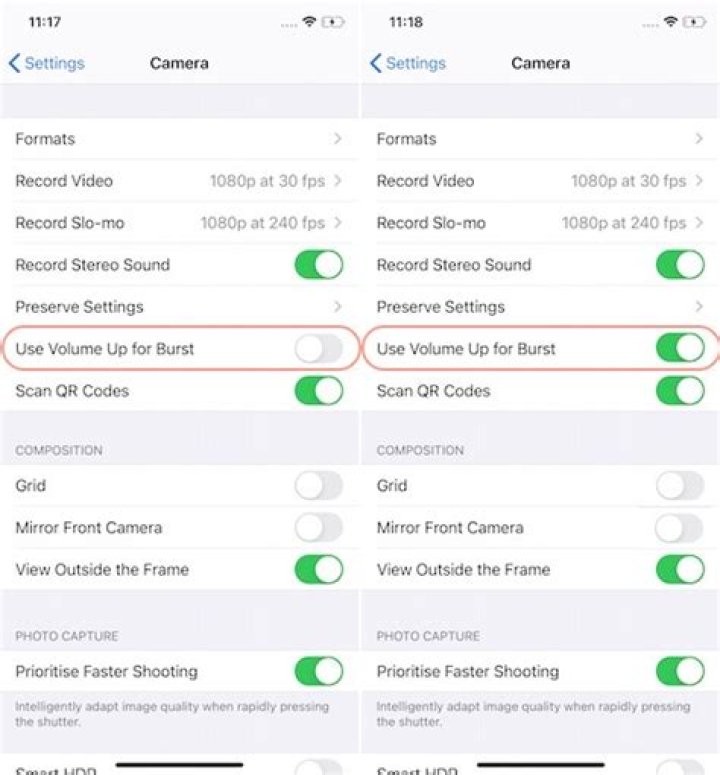 iphone enable volume button