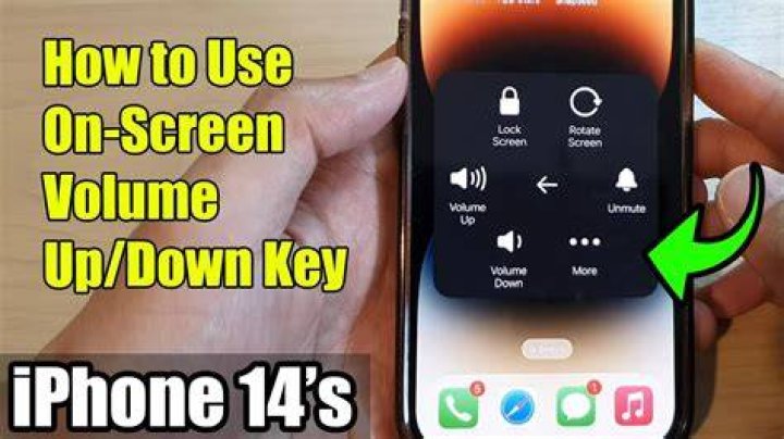 iphone screen volume control