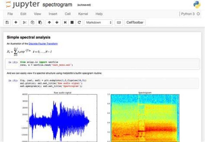 Jupyter's interface showing import random module in Python