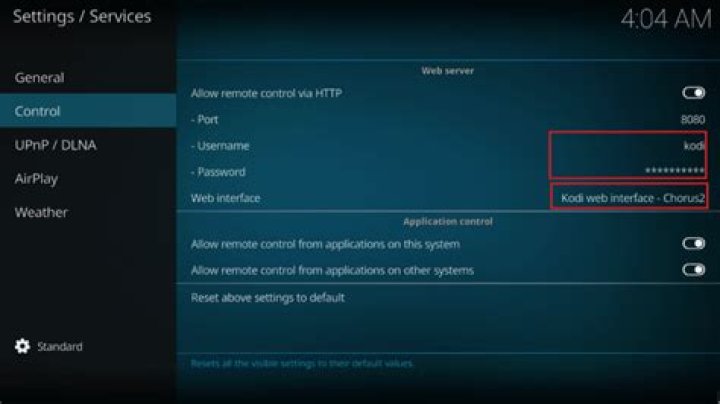 kodi ip address