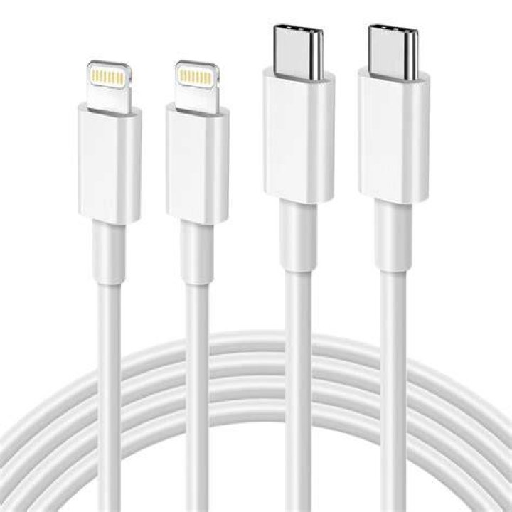 Lightning cable and iPhone 