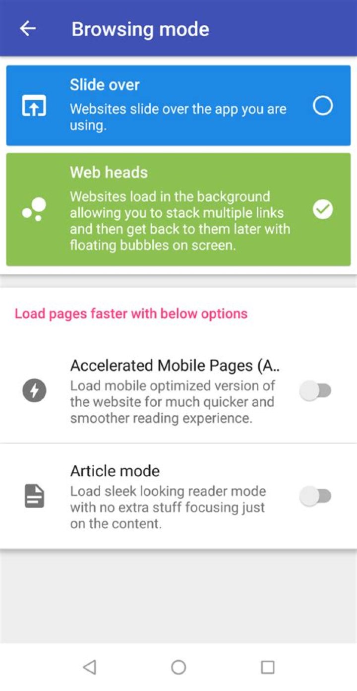 lynket browser browsing mode