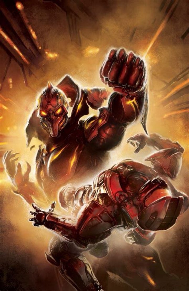 Master Chief and the Didact fight in Halo 4