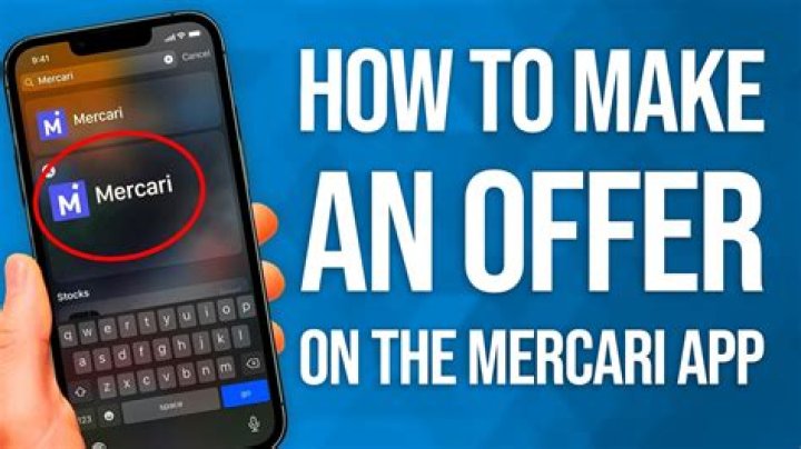 mercari app making an offer on another seller's listing