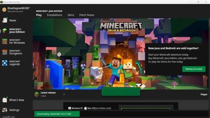 Minecraft launcher.