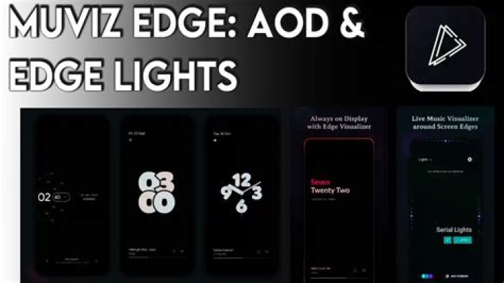 Muviz Edge lets you customize the edge displays, as well.