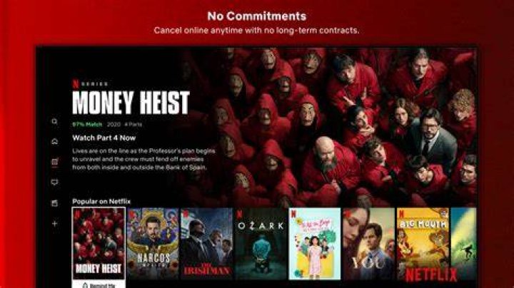 Netflix app's Anime Section