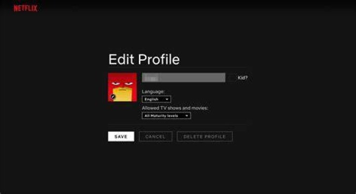 netflix edit profile id