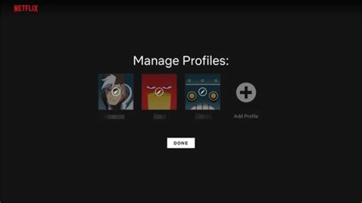 netflix manage profiles