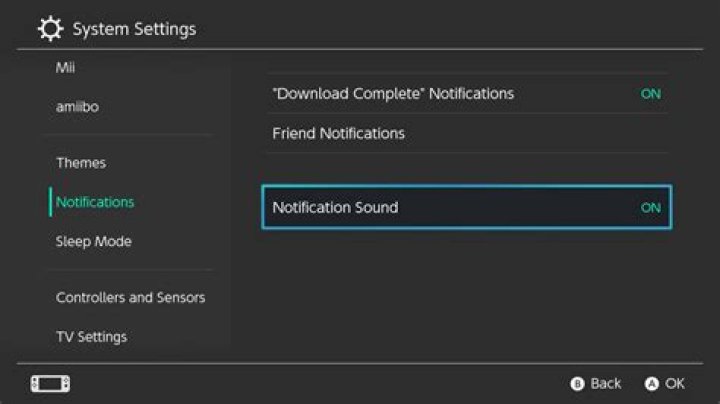 Nintendo Switch settings - manage save data/screenshots