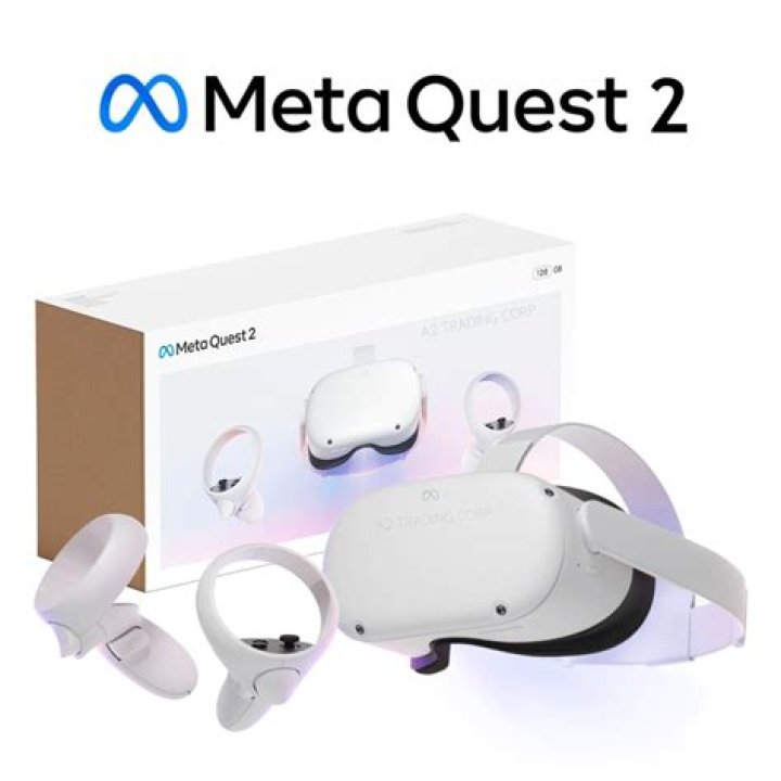 Oculus Quest 2 headset and controllers