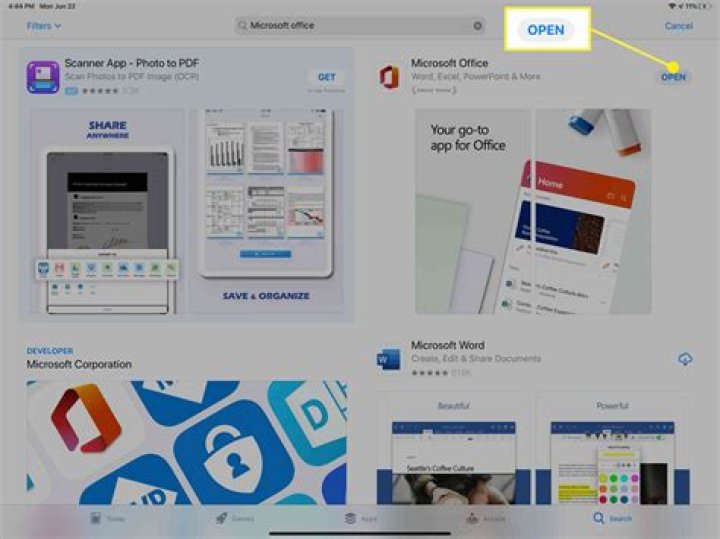 office for ipad
