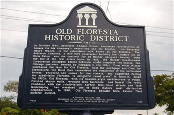	OLD FLORESTA DECLARED HISTORIC DISTRICT	