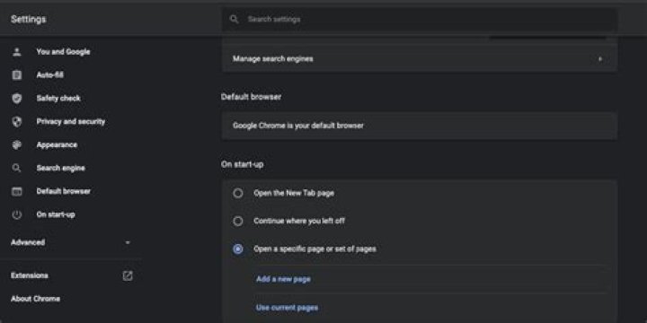 open specific page Chrome