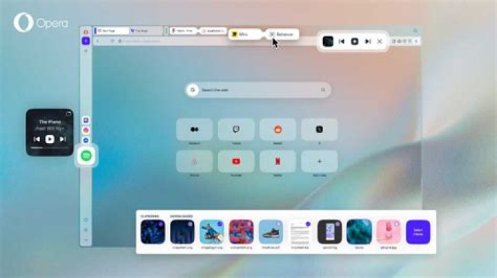 opera mini overflow menu options