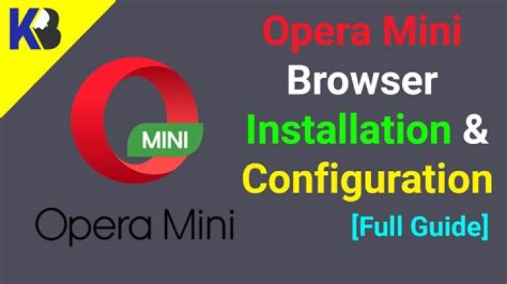 opera mini settings