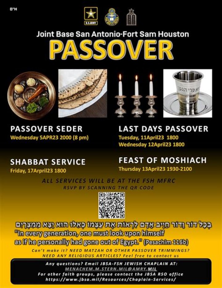 	PASSOVER REPAST	