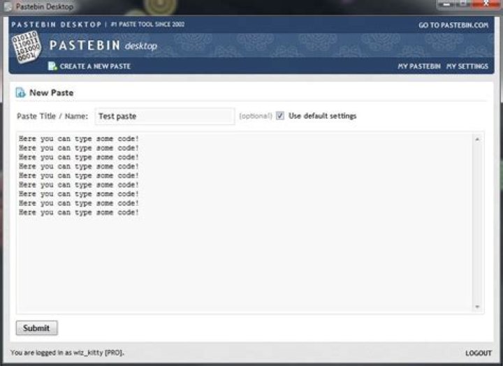 pastebin desktop for windows
