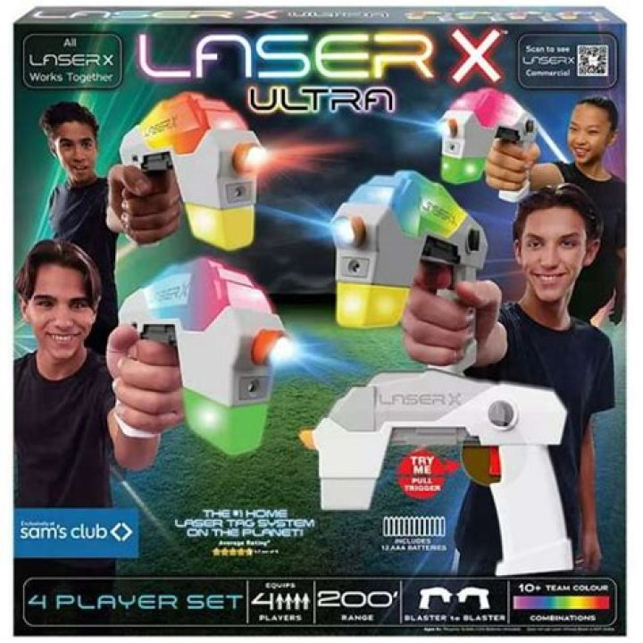 player using precision laser