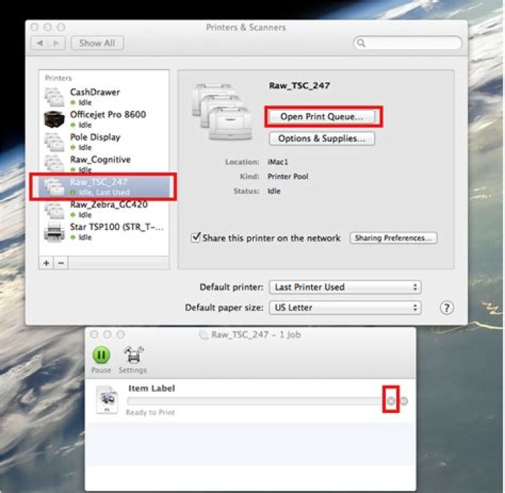 print queue mac