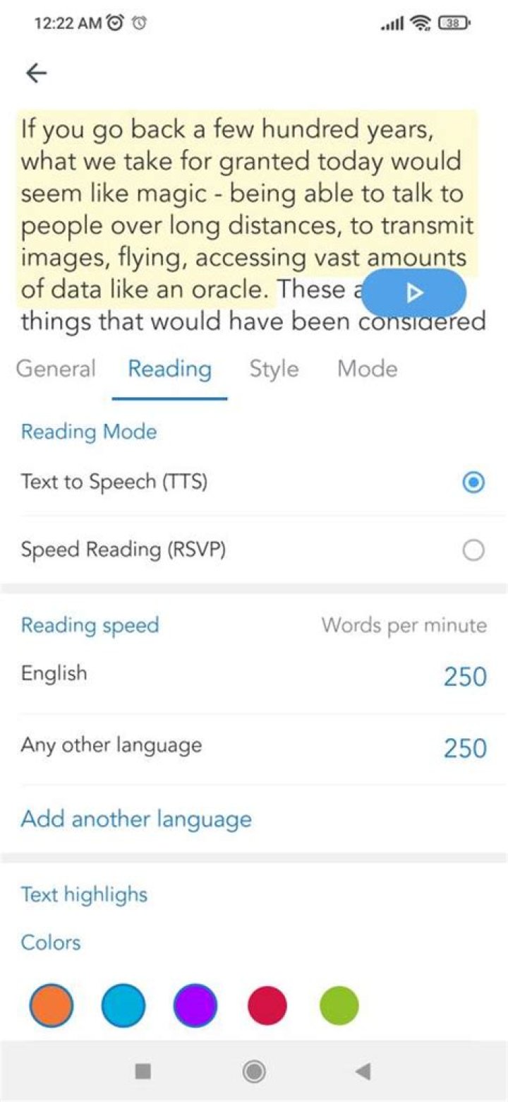 Quickify - Settings