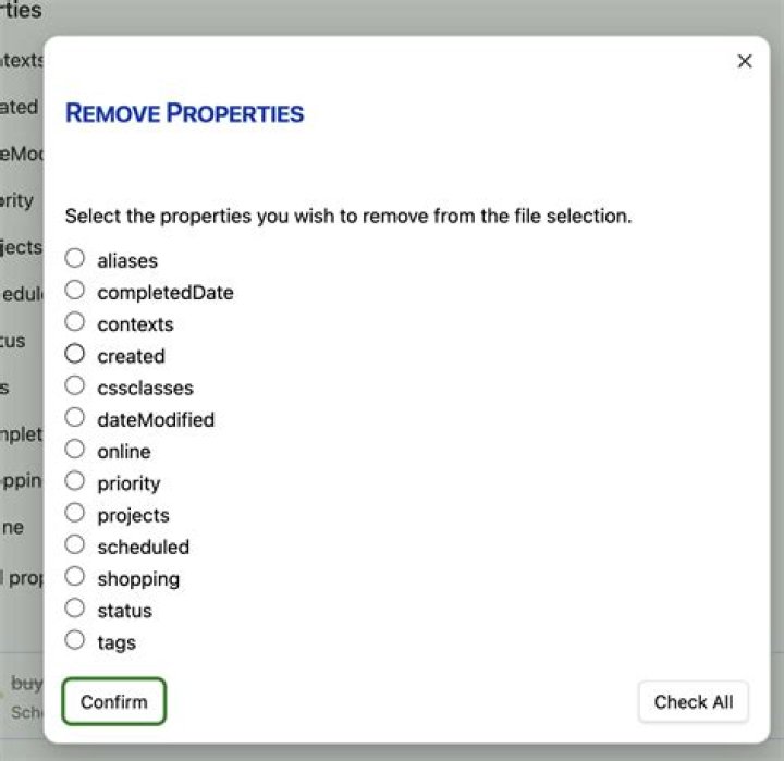 Remove button in Guest properties