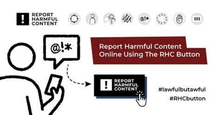 Reporting harmful content on the Tumblr Android app.