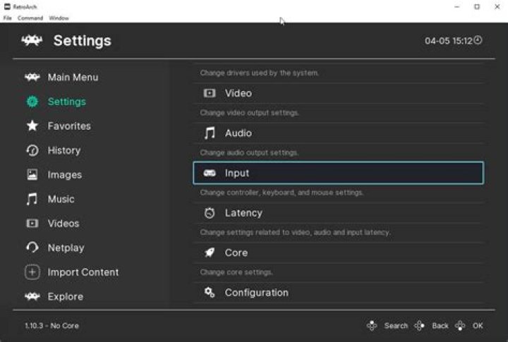 Retroarch Settings Input