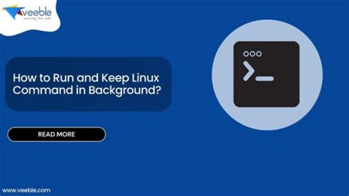 run linux command in background