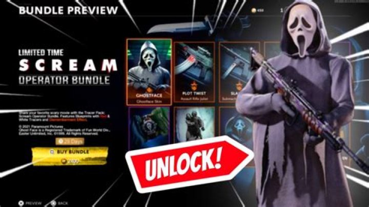 Scream Warzone how to unlock