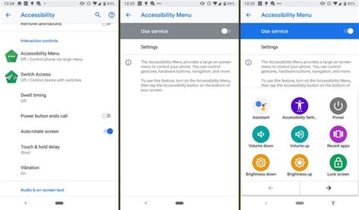 settings menu on android