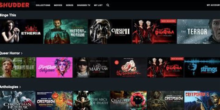 Shudder Categories