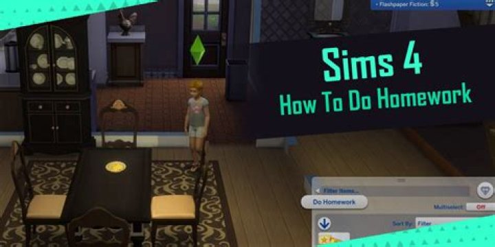 Sims 4: How to Do Homework