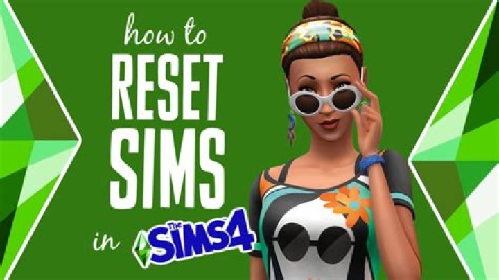 Sims 4: How to Reset Sims