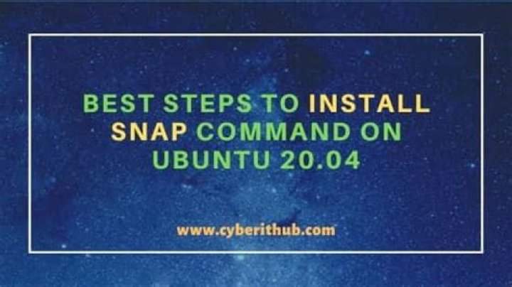 snap command on ubuntu