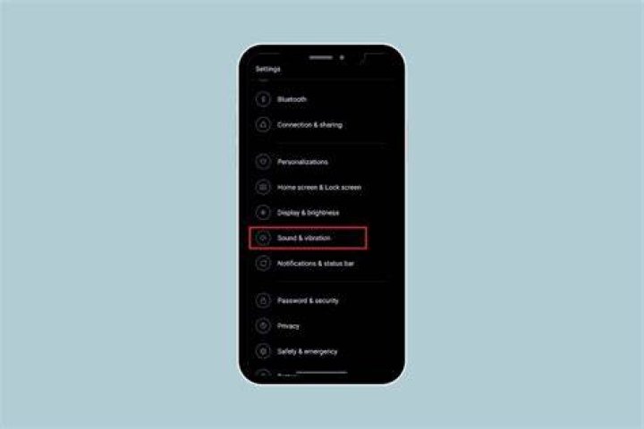 sound menu options on android