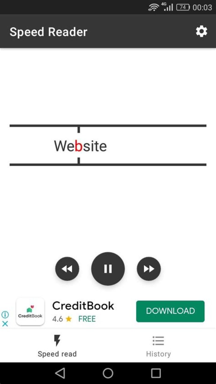 Speed Reader - Player