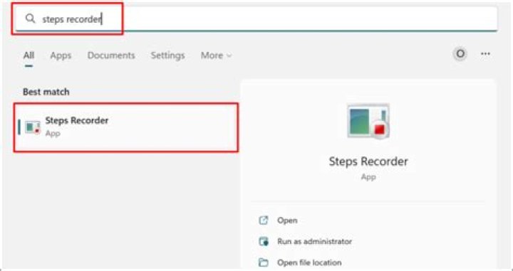 Steps Recorder Windows