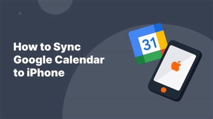 Sync iPhone Calendar to Google Calendar
