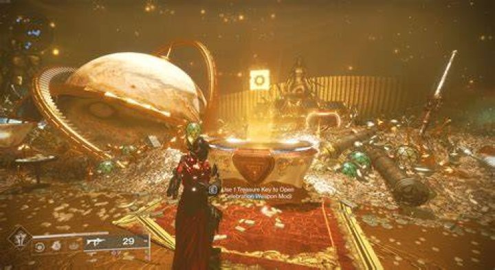 The celebration weapon mode cache in Destiny 2