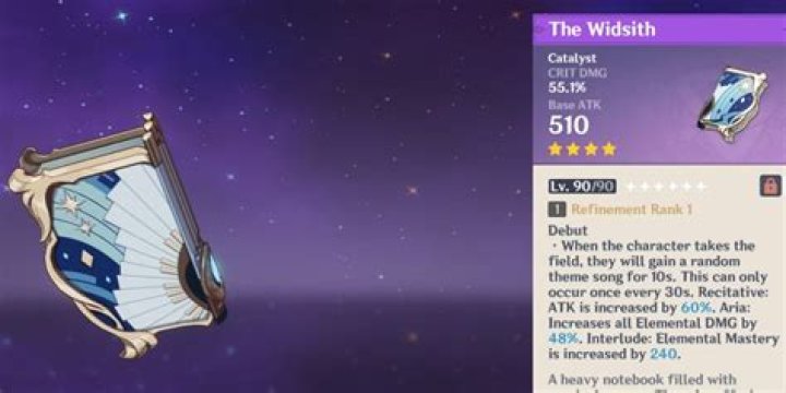 The Widsith Full Weapon Description The Widsith Full Weapon Description