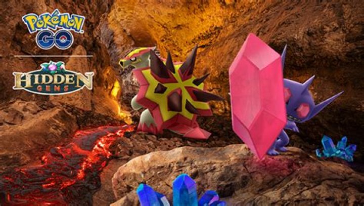 Turtonator and Mega Sableye debuted during the Dark Flame event (Image via Niantic)